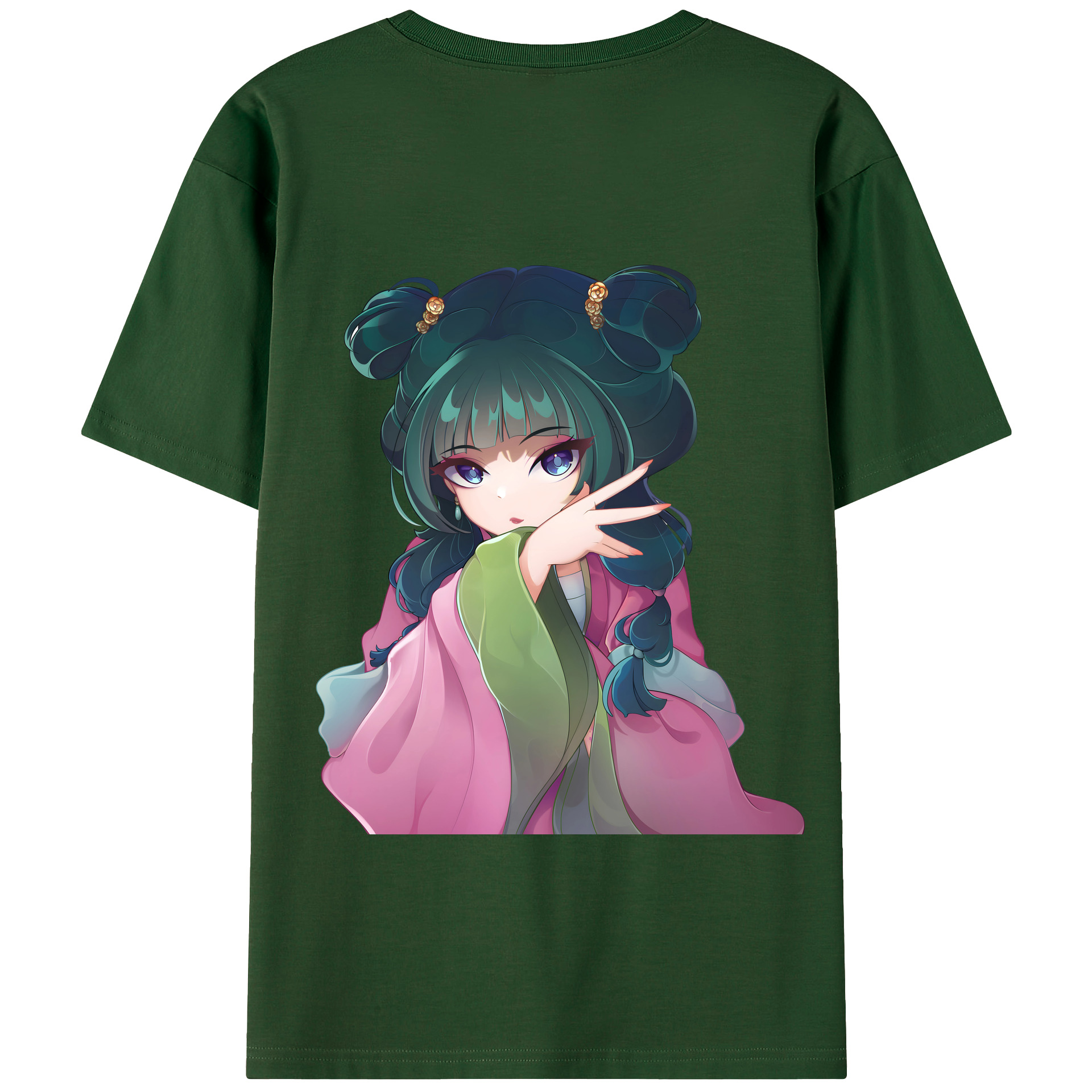 （画像用） 薬屋のひとりごと The Apothecary Diaries 綿100％半袖Tシャツ（背面プリント）
